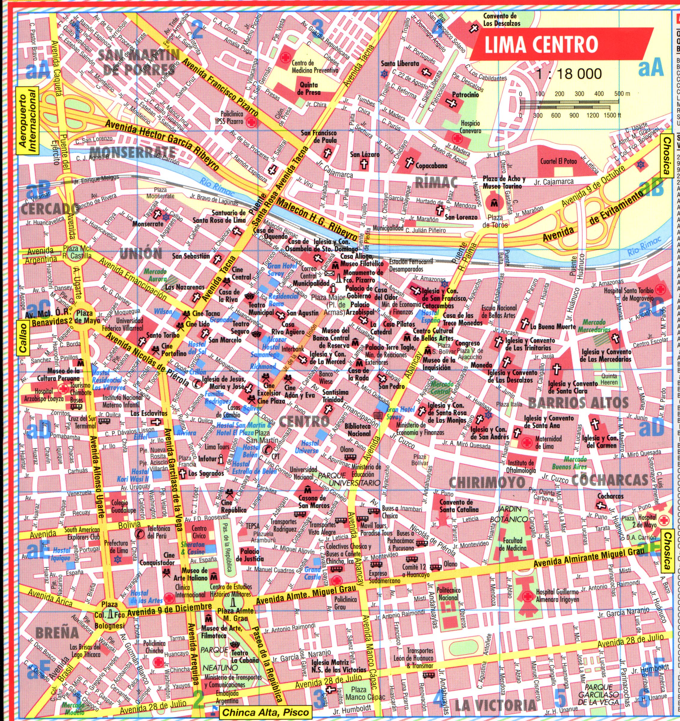 Lima Map | Maps